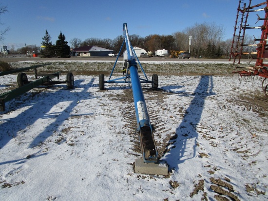 8"X 35' BRANDT 835 AUGER W/10 H.P. BALDOR ELECTRIC MOTOR