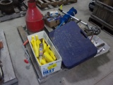 MISC - LINCOLN GREAE GUN, WATERERS, HEET, SCOOTER, AUGER, WRENCH