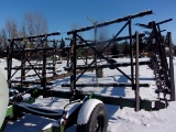 55' SUMMERS 4 BAR HARROW W/500 GAL TANK & HYD. PUMP