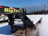 2012 25' BIG TEX G.N. TANDEM AXLE DUALY FLATBED