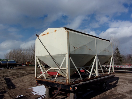 14' 2 COMPARTMENT HYD DRILL TENDER, TARP