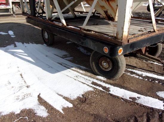 8'X12' 4 WHEELED FLATBED