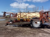 80' H&S 1000 GAL. P.T. SPRAYER  PTO PUMP HYD FOLDING BOOMS & HT 14.9X38