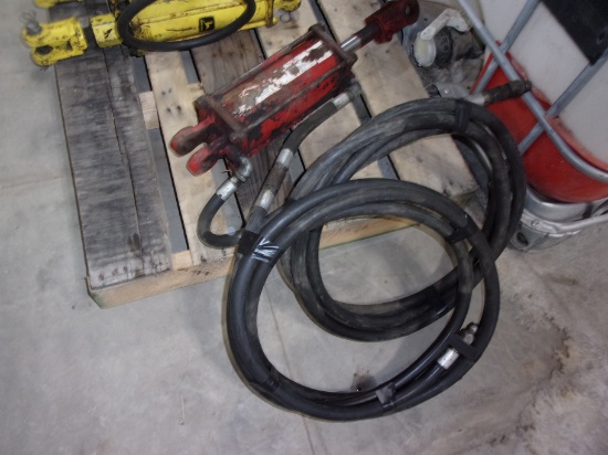 4"X8" CYLINDER W/HOSES