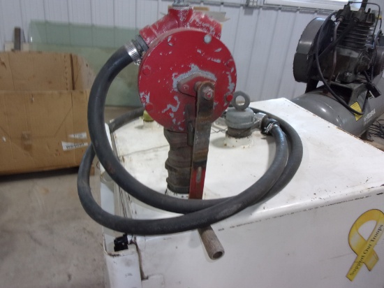 50 GAL. OIL TANK W/MANUEL PUMP