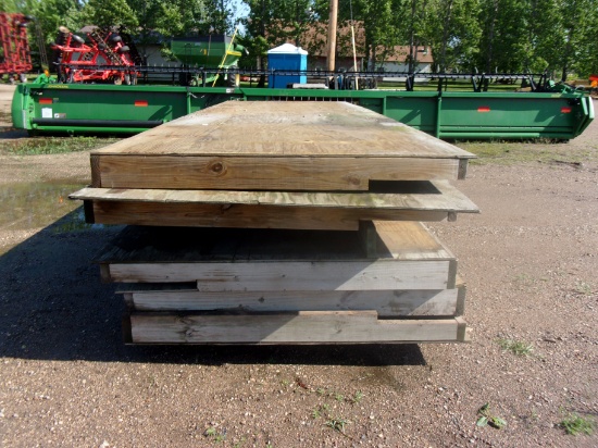 5   5X16' WOOD FOUNDATION PANELS