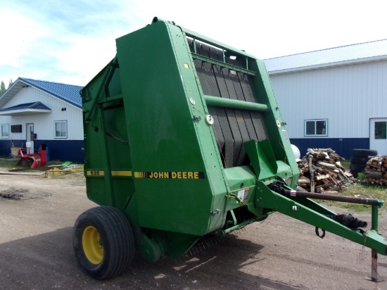 JD 535 ROUND BALER, 540 PTO, KICKOFF