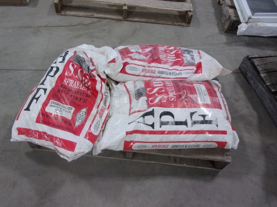 3 50LB BAGS AMONIUM SULFATE