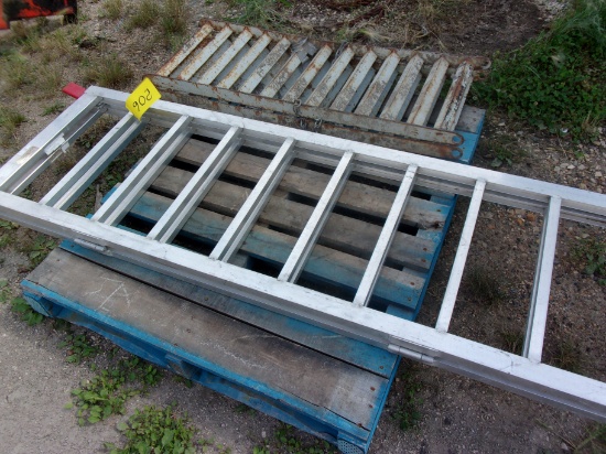 2' X 6' FOLDING RAMP & 2 - 16" X 48" RAMPS