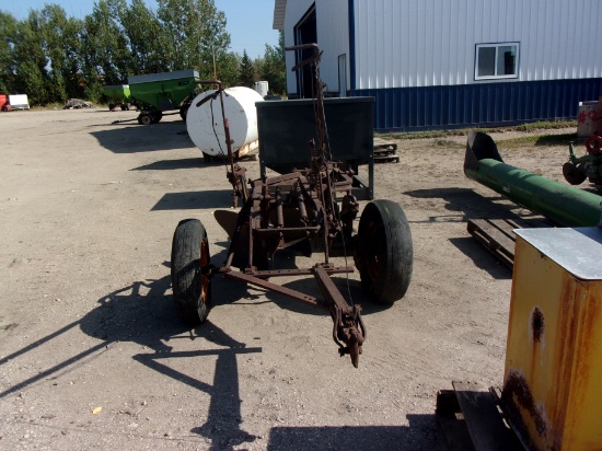 3 - 14" IHC  PULL TYPE PLOW, SPRING HITCH COULTERS