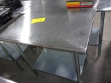 2' X5' X 3'H STAINLESS TABLE