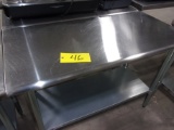 2'X4'X3'H STAINLESS TABLE