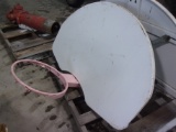 2 BASKETBALL BACKBOARDS W/HOOPS