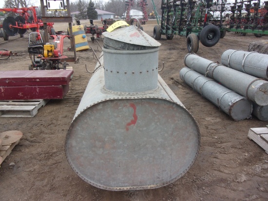 500 GAL. GALVANIZED RIVETED WATER TANK