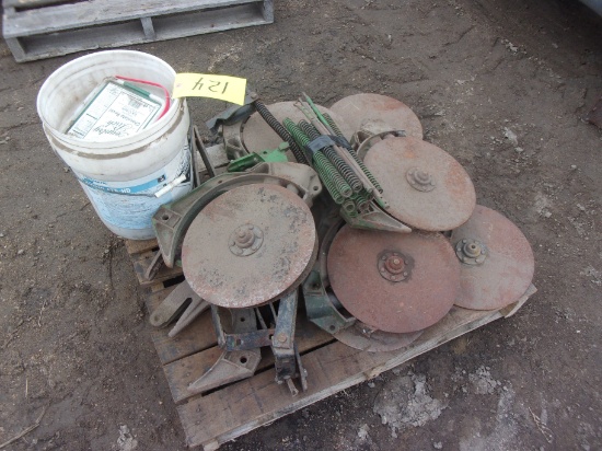 5-J.D. 9350 DRILL DISC ASSEMBLIES, BEARINGS & SPRINGS