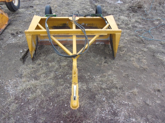 4' PULL TYPE BOX SCAPER w/cyl
