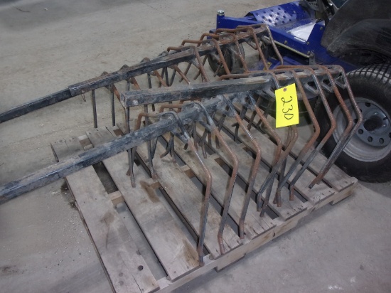 4 H.D. STEEL TRAM LINE CLEANERS FOR SPRAYER TRACTOR OR S.P. SPRAYER