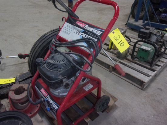 COLEMAN POWERMATE 2200 PSI WASHER, HONDA 5 1/2 HP
