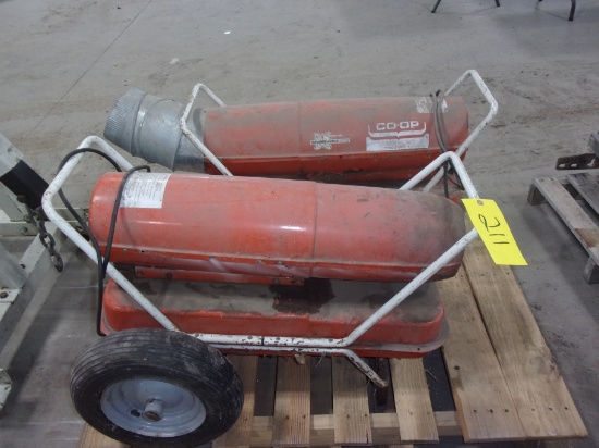 2 COOP KNIPCO HEATERS