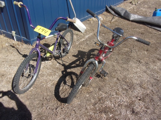 2-18" BOY BIKES