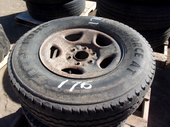 3-LT245/75T/16 ON 5 HOLE RIMS