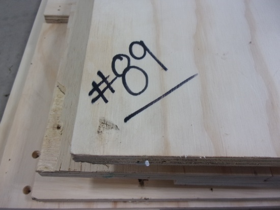 ASST. OF 3/4" PLYWOOD PIECES