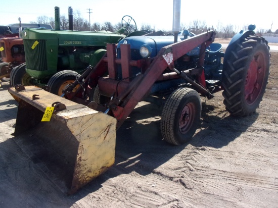 FORD MAJOR DIESEL w/SUPERIOR LOADER, 3pt., 1 hyd., p.s.