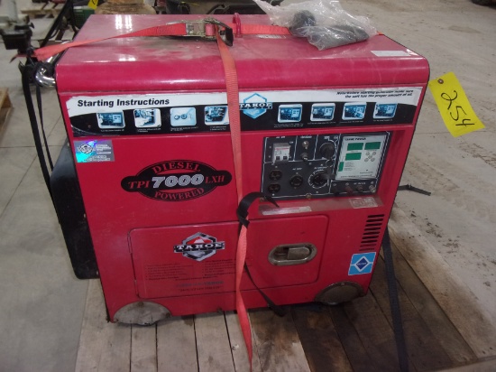 TAHOE DIESEL GENERATOR, elect. start, has oil leak
