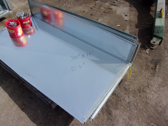 34" x10" x15'; 30" x10" x25' FURNACE DUCTING
