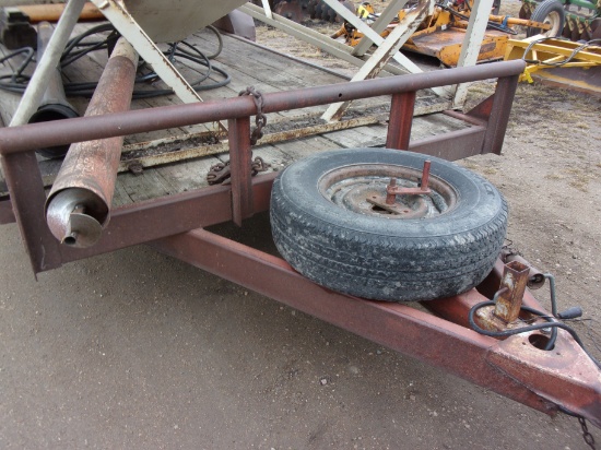 20' TAND AXLE CAR TRL. w/beavertail, perm. lic.