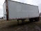 28' SINGLE AXLE DRY VAN w/2-1500 gal, poly tanks, 2