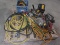 H.D. 50' EXT CORD, LIGHTER CORDS, CAMPER CORD, DEWALT PAD SANDER & 1/2