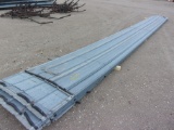 28- 3' X 31' USED GALVANIZED STEEL ROOFING SHEETS