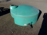 250 GAL. POLY PICKUP WATER TANK w/gate valve