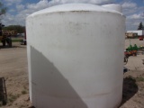 2500 GAL. POLY WATER TANK