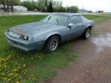 1984 CHEV CAMERO, 305, auto., new tires, driver's door damaged