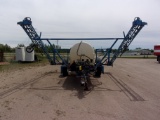 72' JONES SUSPENDED BOOM 1000 P.T. SPRAYER, pto & hyd. pumps, 11.25 x 28