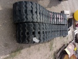 2-SKID LOADER TRACKS FOR A MELROE T-190