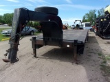 36' POWER EQUIP TAND. AXLE GOOSENECK TRL. 10,000#  AXLES