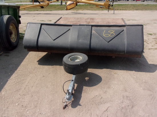 SNOWMOBILE TRAILER 102' X 10' tilt bed, perm lic.