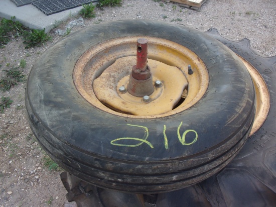 7.6 x 15" on 4 hole hub