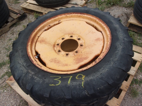 2- 7.5 X 24" LUG TIRES ON 8 HOLE