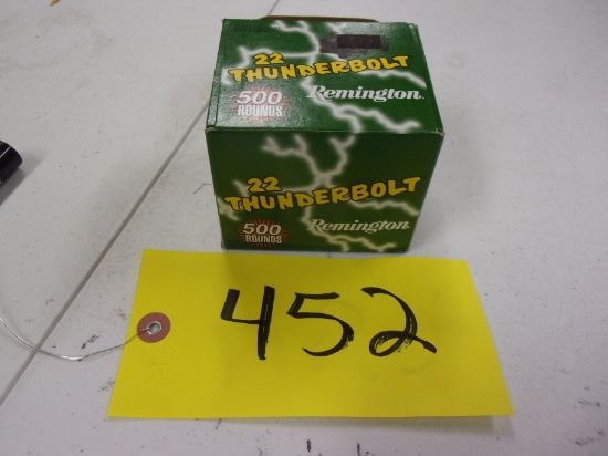 22 THUNDERBOLT .22 LONG RIFLE, round nose, 40 gr. (500 rds)