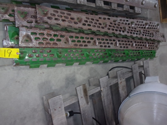 SET OF PERFORATED CYLINDER FILLER PLATES FOR A J.D. 9600 COMBINE,