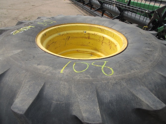 2-23.1 X 26" ON 8 HOLE NEW HOLLAND RIMS