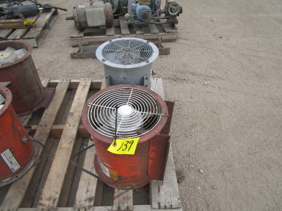2-110 V 12" BIN FANS