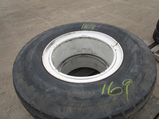 2-13/80R/ 20 TIRES ON OPEN RIMS