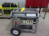 EAGLE PORTABLE 8500 GAS GENERATOR,meter reads 20 hrs, runs & works