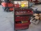 MASTER MECHANIC ROLLAWAY & TOOL BOX; socket sets, combo wrenches, screw drivers, impact & torque