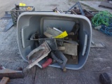 TOTE OF CEMENT TOOLS